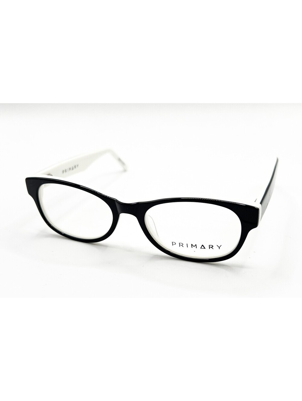 Primary Pk142 Blk Wht Matte Black White Authentic Eyeglasses 48-16-130